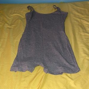 Shein light grey romper